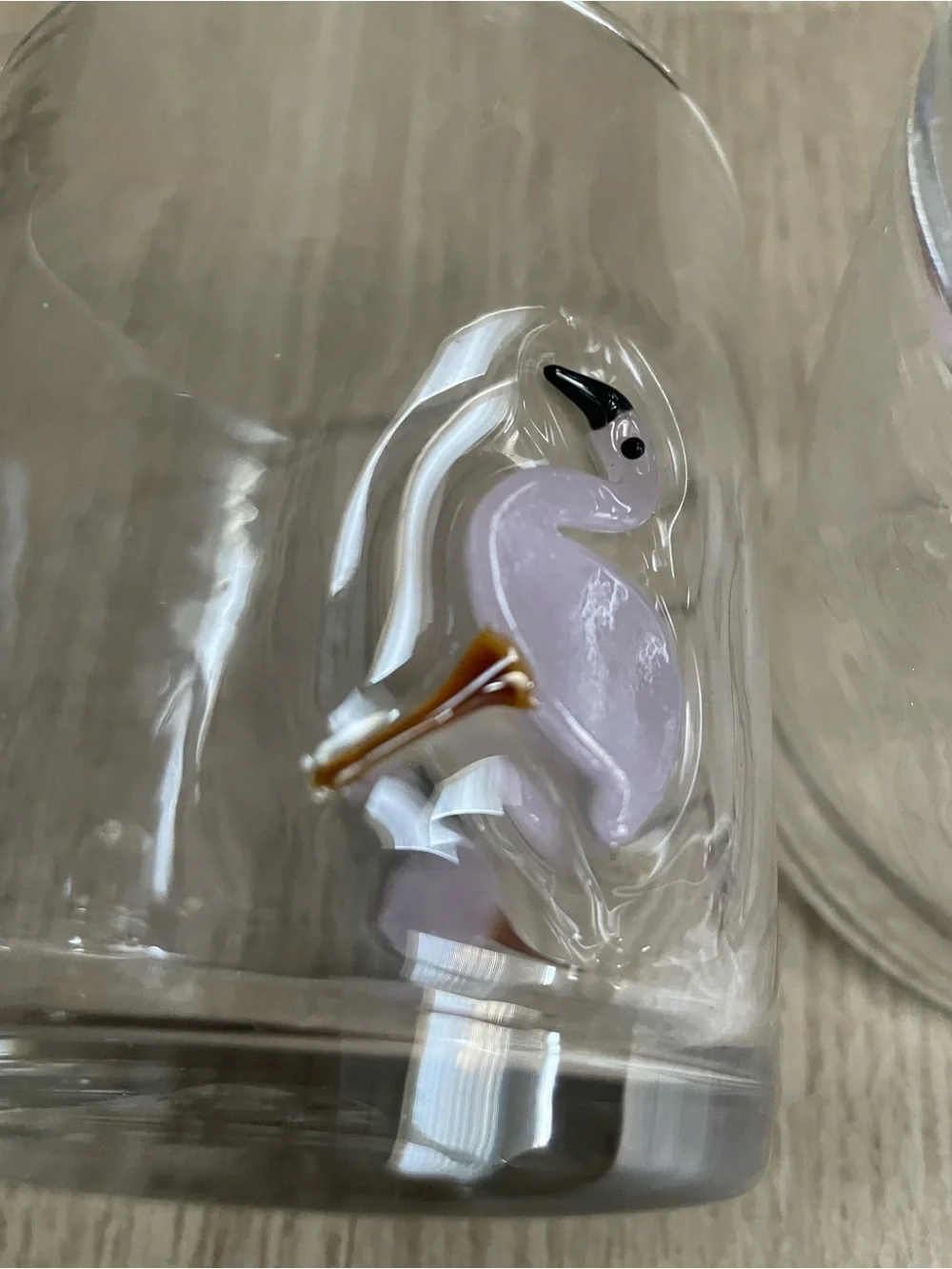 Crate & barrel 🦩Keko Flamingo Old Fashion Glasses
